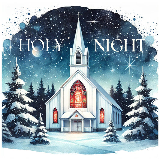 Holy Night Church Canvas